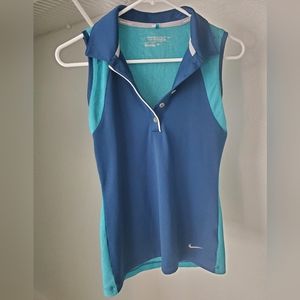 Nike drifit golf shirt tank top women's size XS